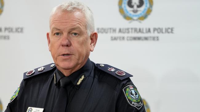 Police Commissioner Grant Stevens refuted breaches of privacy into police officer’s personal files. Picture: Dean Martin