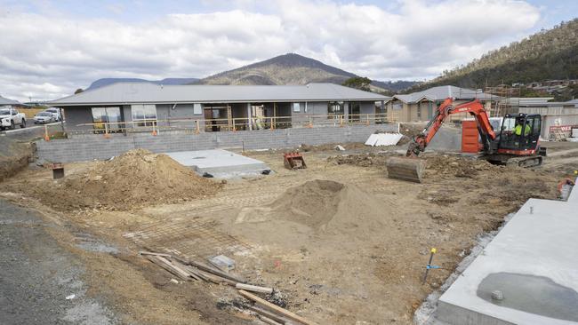 Social and affordable housing development at Chigwell. Picture: Chris Kidd