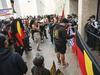 Protesters storm parliament with sick chant