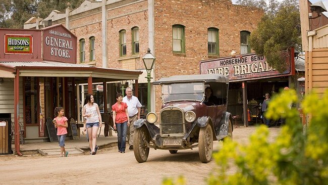 The popular Pioneer Settlement at Swan Hill, in northwest Victoria, near the NSW border.