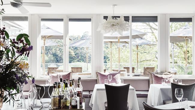 View to a thrill: Daylesford’s Lake House dining room