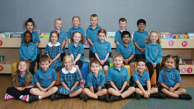 St Catherine of Siena Prep EA Back row L-R: Hajaap Singh Walis, Sonny Reid, Heidi Rose Cauberg, Koa Bolton, Finn Swanton, John Kanamkudam. Middle row: Ayanda Moyo, Cam Armani-Cruz Dando, Eva Wallace, Indi Bulger, Ethan Lixton Thomas, Milla Ross. Front row: Bella Gorgis, Alex Mancini, Lulu Parsons, Brodie Lancaster, Archer McNamara, Luke Antonio Callejas-Ovalles, Subah Reid.