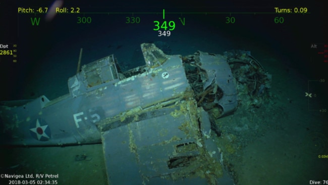 Another of USS Lexington's aircraft. Picture: Vulcan