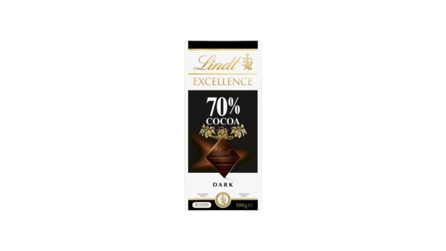 Dark Lindt 70% Cocoa Dark Chocolate, $8.50, WoolworthsWhy we love it“Although it contains a little sugar, the bitter, grown-up taste of high-cocoa dark chocolate means eating just a small amount will satisfy your taste buds. This is proper chocolate rich in polyphenols and made from cocoa solids and cocoa butter, not cheap alternatives such as palm oil or other unhealthy fats. I love it melted into warm milk for a decadent hot chocolate.”Shop here