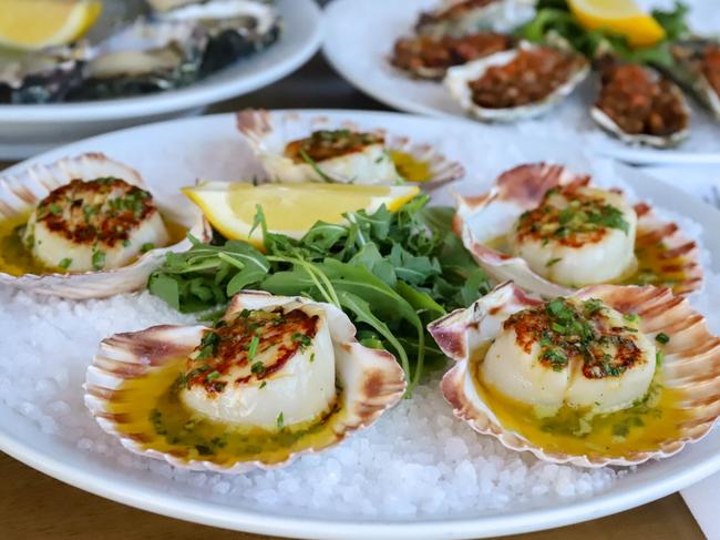 Cyren Bar Grill Seafood’s scallops. Picture: Jenifer Jagielski