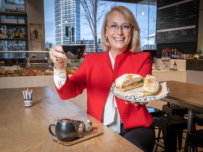 Lord Mayor Sally Capp is the state’s highest paid mayor. Picture: Jake Nowakowski