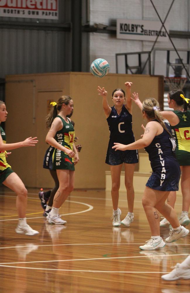 QISSN 2024 pool match between Calvary Christian College and St Joseph's College