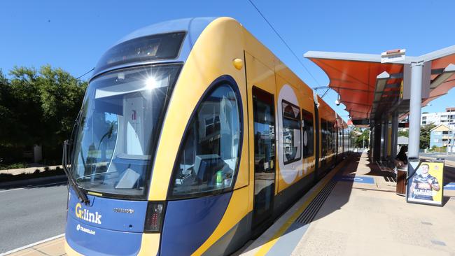 The men who stole the car had been kicked off the tram at Queen St moments earlier. Picture: Mike Batterham