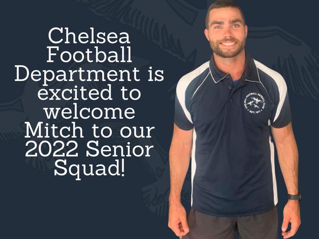 Chelsea recruit Mitch Viney. Picture: Facebook