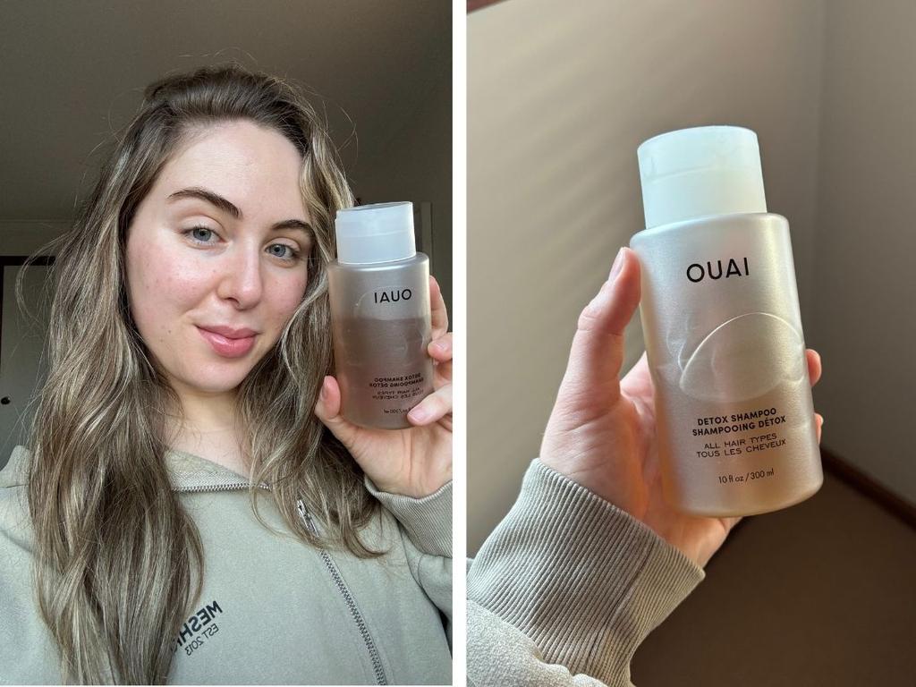 We try the Ouai Detox Shampoo.