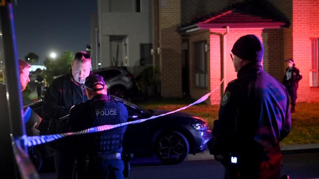 A man has been shot dead while sitting in his car in the latest gangland hit to rock Sydney. Picture: Jeremy Piper