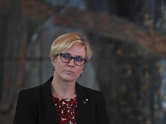 Independent MP Zali Steggall said all campaign donations were disclosed. AAP Image/Lukas Coch