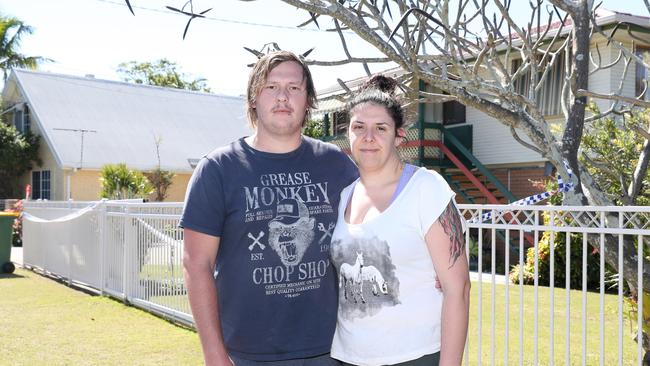 Neighbours Daniel and Sheneyse Burgess, who live in Jasmine St where Mr Venn was allegedly murdered.