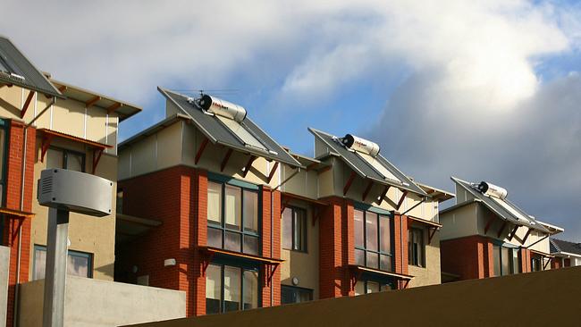 Walford Terraces (formerly Windsor Court) housing development, Harrington Street, Hobart.