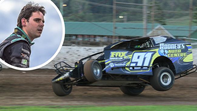 Luke Oldfield, left, will be eyeing off fellow racer Mitch Randall from Casino as well as the Americans in tonight's sprintcar racing at Lismore Speedway.