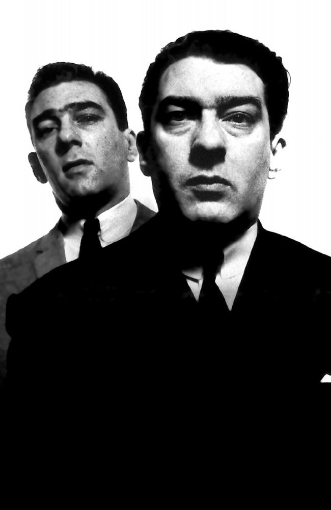 Ronnie and Reggie Kray (right).