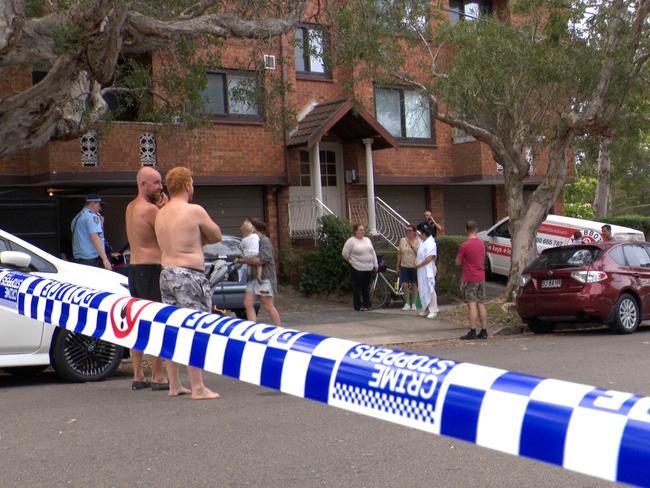 The scene of the alleged stabbing in Randwick. Picture: OnScene Bondi