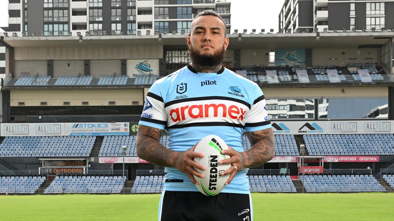 Addin Fonua-Blake will make his first appearance in Sharks colours. Credit: Supplied.