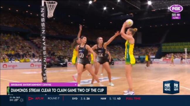 Dominant Diamonds dismantle Silver Ferns