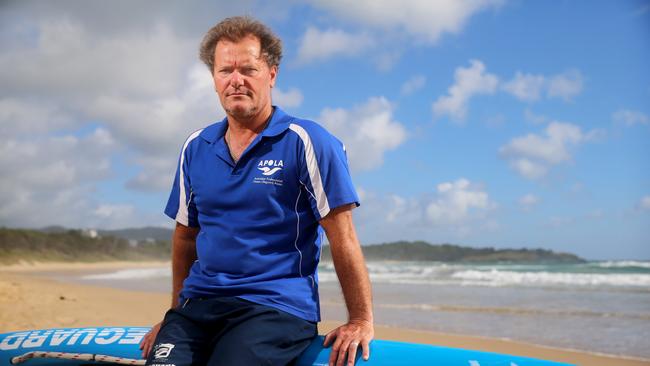 Australian Professional Ocean Lifeguard Association president Greg Hackfath. Picture: Nathan Edwards