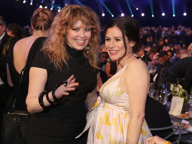 Natasha Lyonne and Yael Stone attend the 24th Annual Screen Actors Guild Awards at The Shrine Auditorium on January 21, 2018 in Los Angeles, California. Picture: Gety