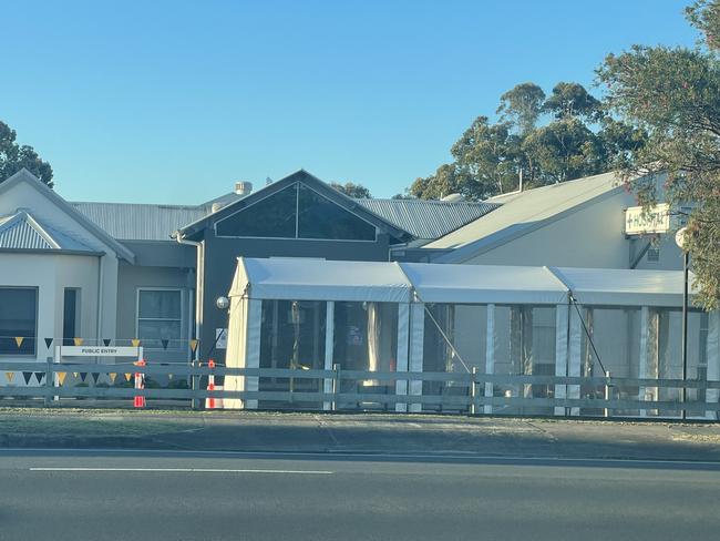 People needing a Covid test in the southern Shoalhaven can get tested at Milton Hospital between 8am and 3.30pm, but the hospital will not treat positive patients. Picture: Emily Barton.