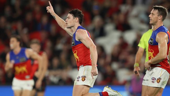 Lachie Neale did as he pleased against Essendon. Picture: Getty Images