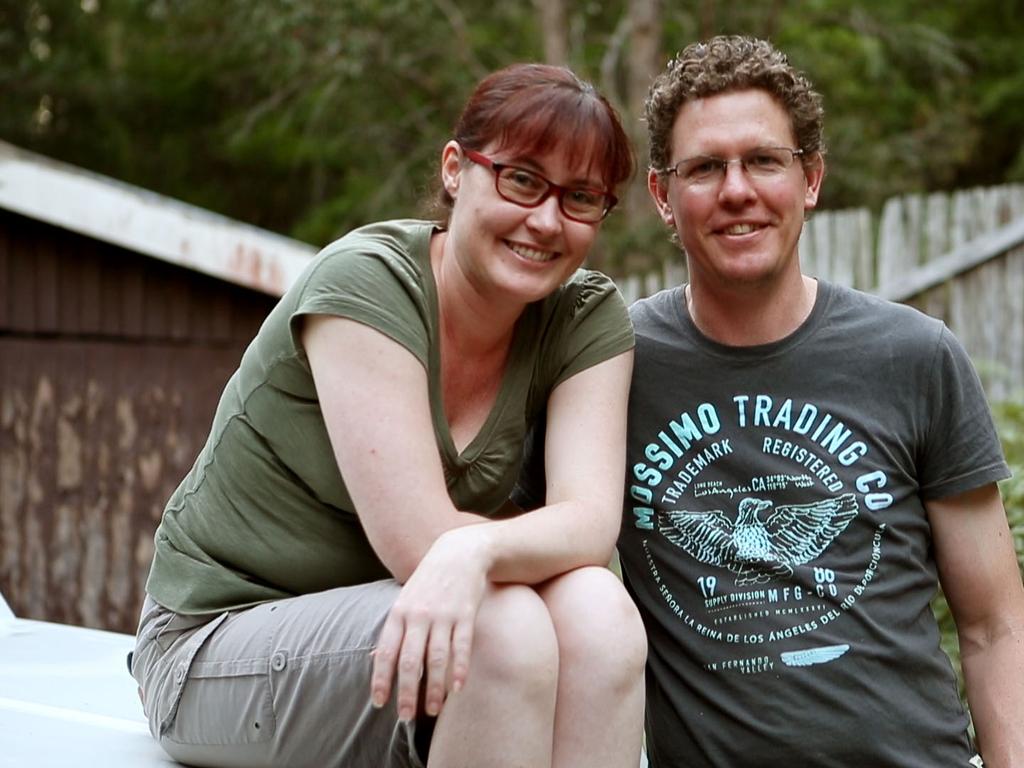 Rachel and Greg Power, the couple behind Mount Field Retreat. Picture: Supplied