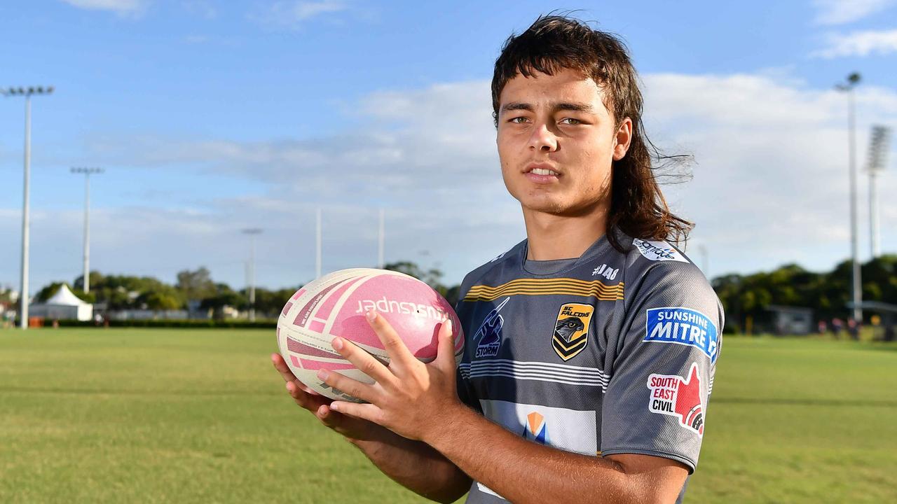 Sunshine Coast Falcons and Mal Meninga Cup player Chase Paterson has been revealed as one to watch this season. Picture: Patrick Woods.