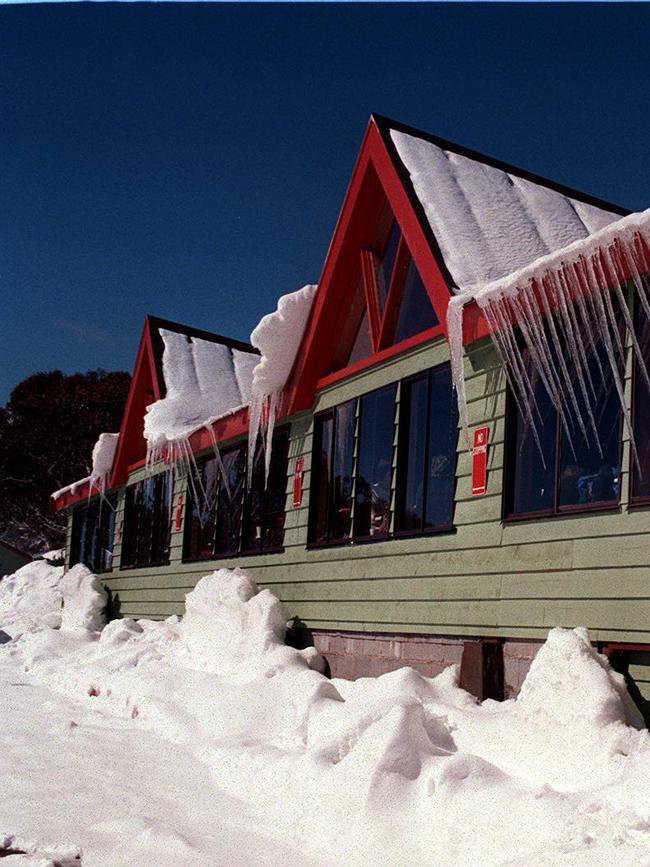 Off season staff were evacuated from the resort before the weekend. Picture: Peter Muhlbock