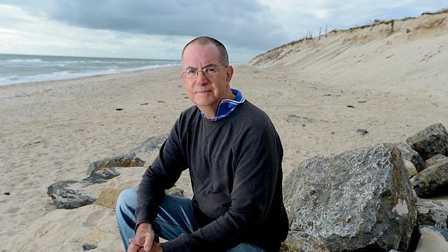 Resident Garry Lyle at West Beach.