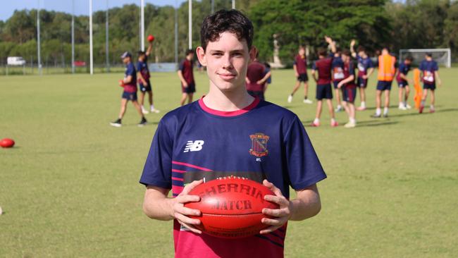 St Augustine's College captain Mitch Hurst. Picture: Jake Garland