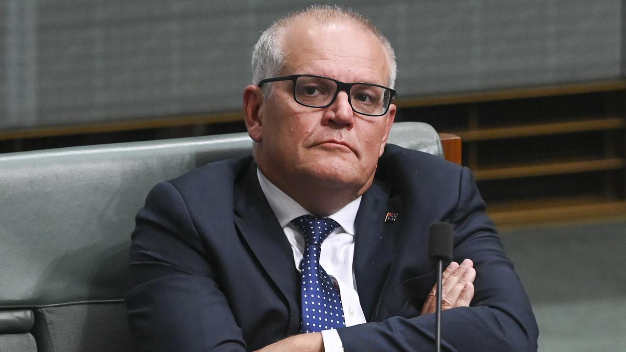 Scott Morrison, who rolled Malcolm Turnbull. back his bonk ban policy. Picture: NCA NewsWire / Martin Ollman