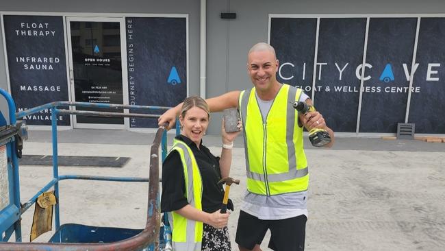 Franchisees of the new City Cave Cairns Melissa and Ben Davis. Picture: Supplied