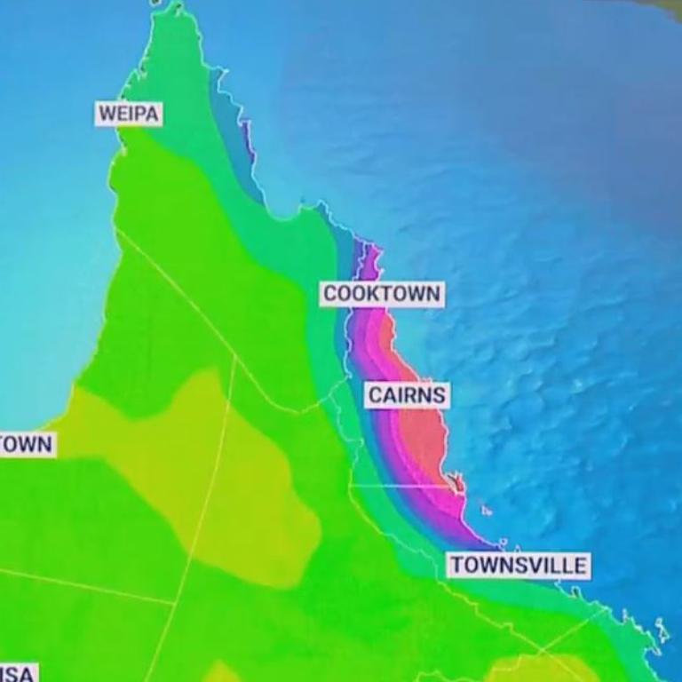 Huge Rain Totals Forecast For North Queensland As Low Moves Towards ...