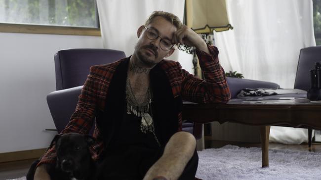 Daniel Johns joined the dozens of artists posting Vote For Me cards for this year’s Triple J Hottest 100. Picture: Luke Eblen/Supplied