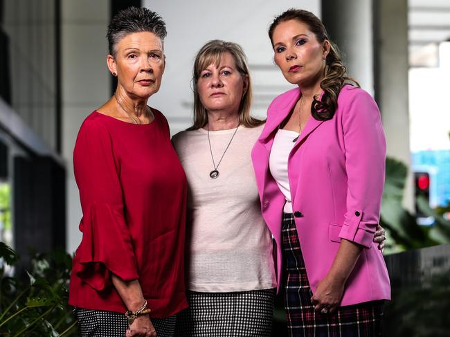 Karen Bird, Julie-Ann Finney and Nikki Jamieson all lost their sons to suicide. Picture: Zak Simmonds