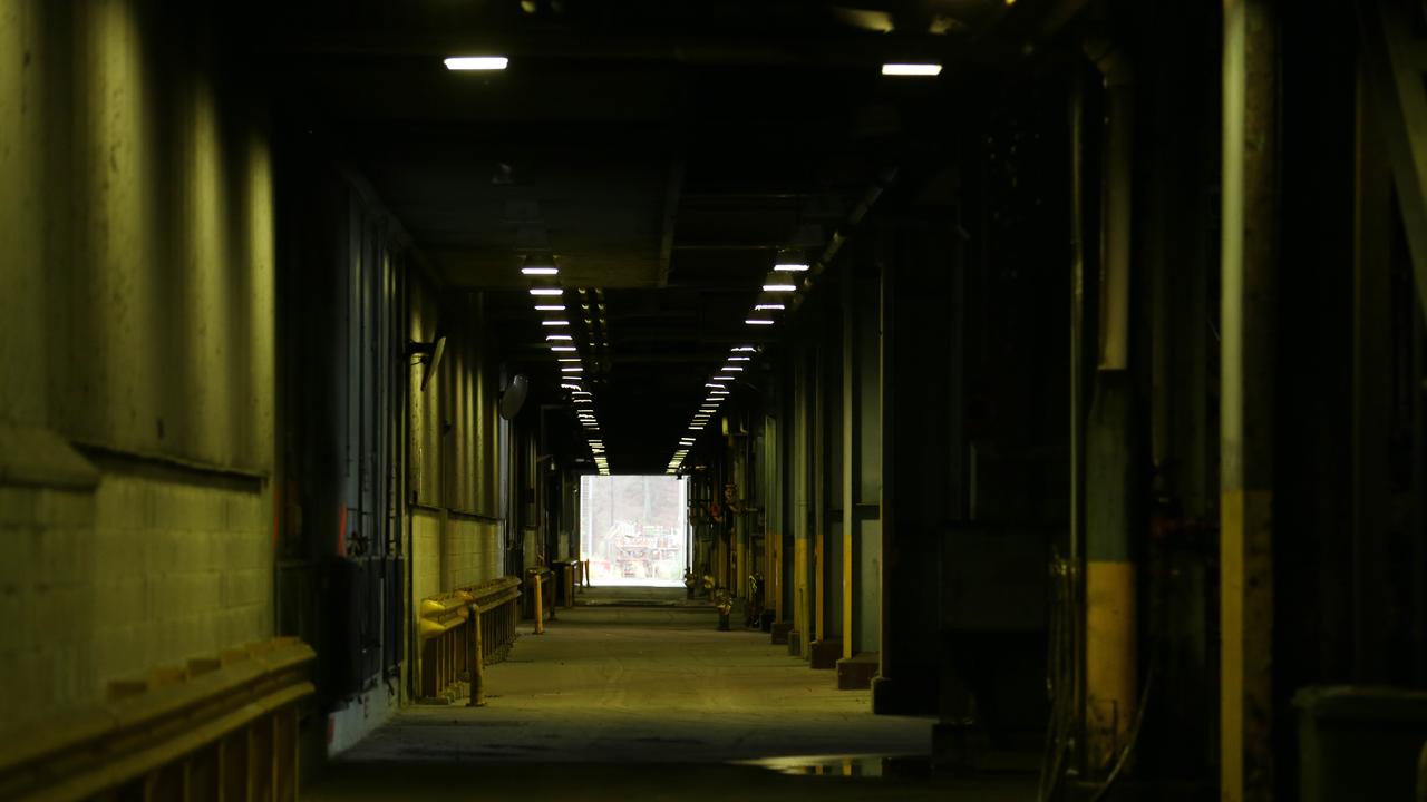 The now silent halls of the once thriving Liddell Power Station. Picture: Britta Campion