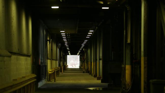 The now silent halls of the once thriving Liddell Power Station. Picture: Britta Campion