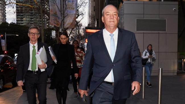 Daryl Maguire leaves a NSW Independent Commission Against Corruption hearing in Sydney, July 13, 2018. Picture: AAP Image/Erik Anderson