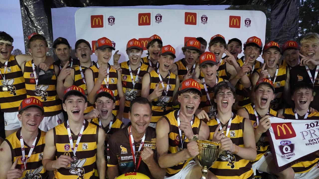 Aspley Hornets won the Under 15 Boys Div 1 grand final for SEQJ Gold Coast Northern Rivers. Picture: Supplied