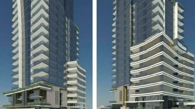 The Proposed Main Beach apartment tower.