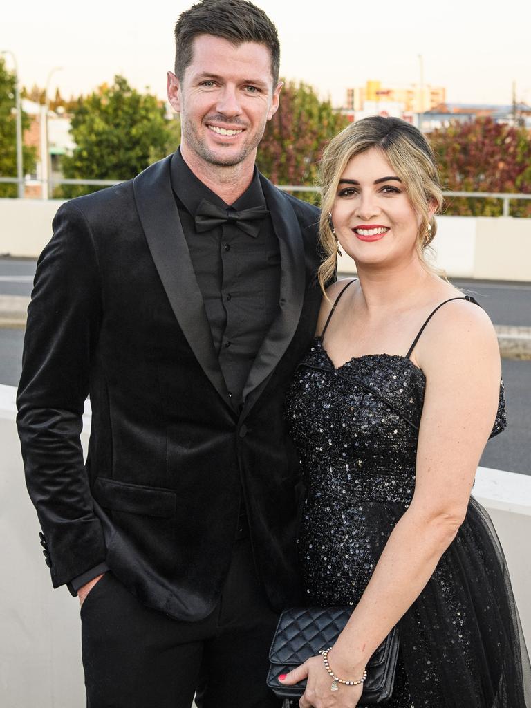 Elliot and Roxy Scholefield at the LifeFlight Toowoomba Gala at The Goods Shed, Saturday, May 24, 2025. Picture: Kevin Farmer