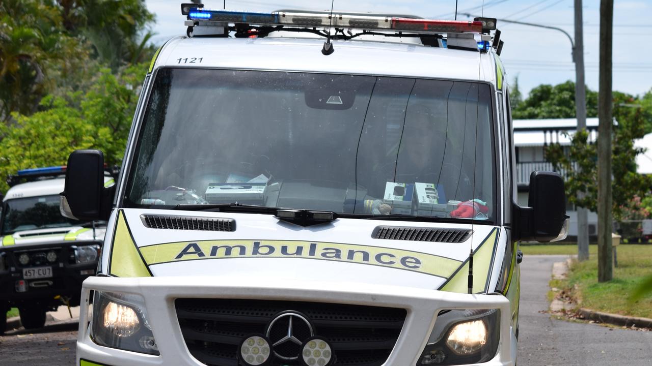 A man has been seriously injured after a car and a bicycle collided at East Brisbane.