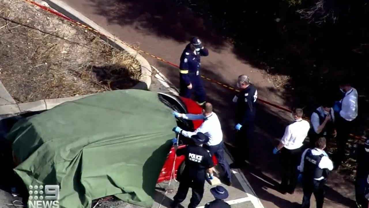 Their bodies were found inside a burnt out John Graham Reserve in the Perth suburb of Coogee. Picture: 9 News