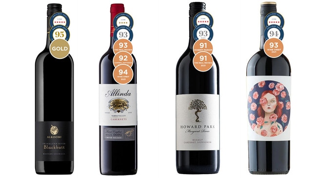 Indulgent: Four Australian cabernets for your drinking pleasure.