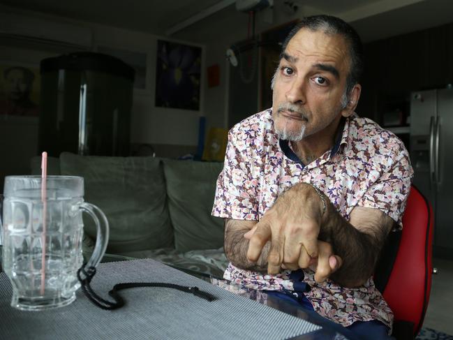 Christian Astourian felt trapped in his apartment by recent flooding. Picture: George Salpigtidis