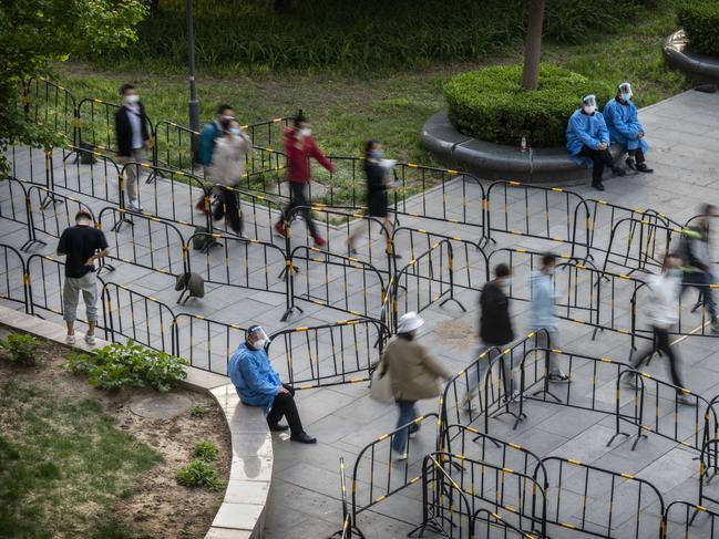 China is trying to contain a spike in coronavirus cases in the capital Beijing after dozens of people tested positive for the virus in recent days. Picture: Kevin Frayer/Getty Images