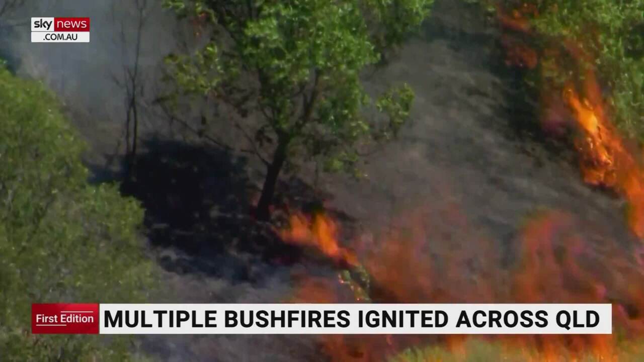 Multiple Bushfires Ignited Across Queensland | News.com.au — Australia ...