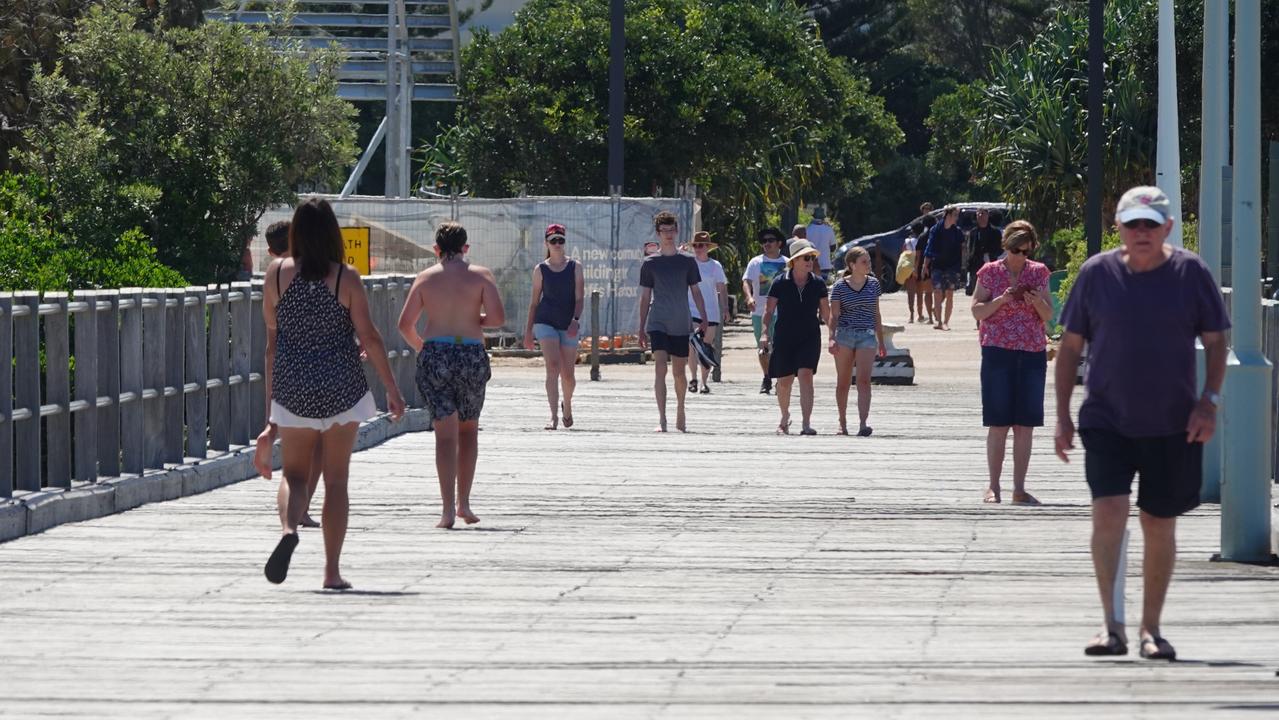 The weather was on point at the Coffs Harbour Jetty on Boxing Day, 2022. Picture: Chris Knight